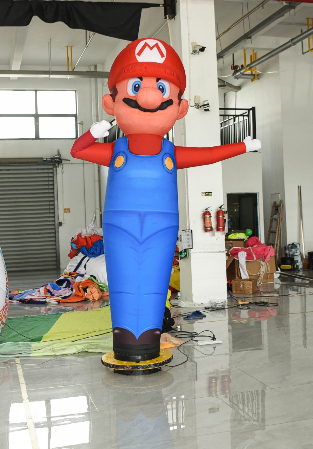 Φουσκωτό blow up dancer - Sky baloon air guy με φυσητήρα + φώτα LED super mario